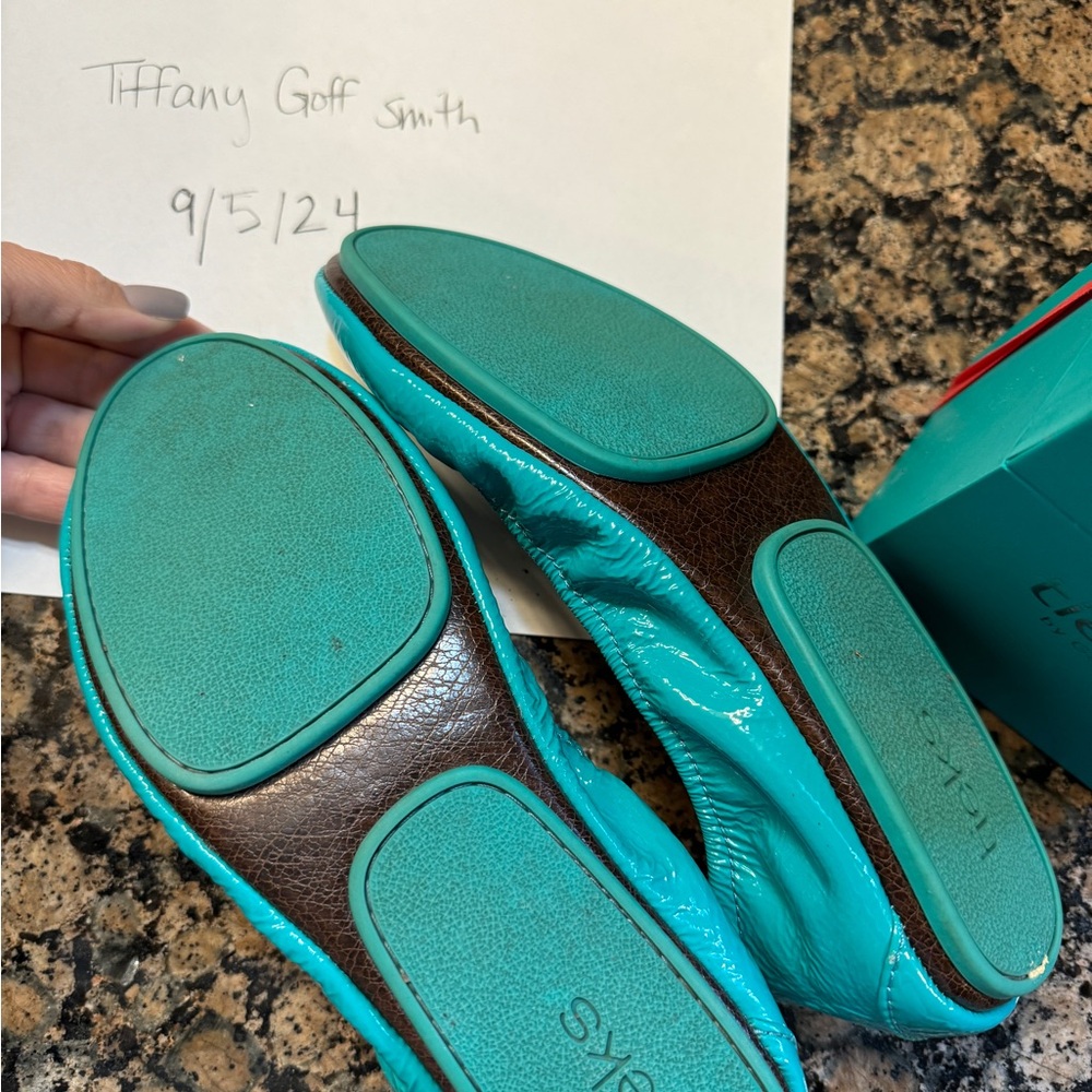 Tieks Blue Size 8 - Picture 2 of 2